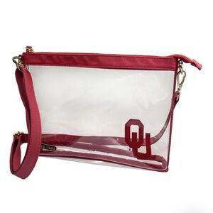 Oklahoma Sooners Stadium Approved Women’s Clear Crossbody/Clutch